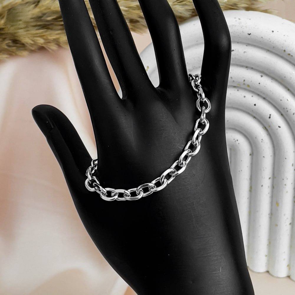 Silver Classic Chain Bracelet