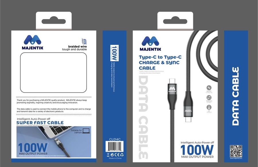 Majentic type-c to type-c 100w