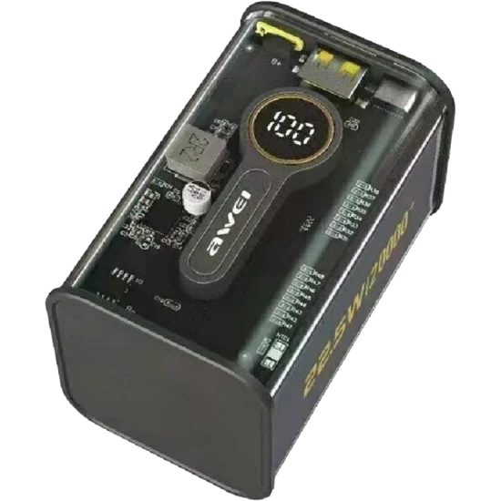 Power Bank Mobile AWEI 22.5W 20000Mah P180K Black