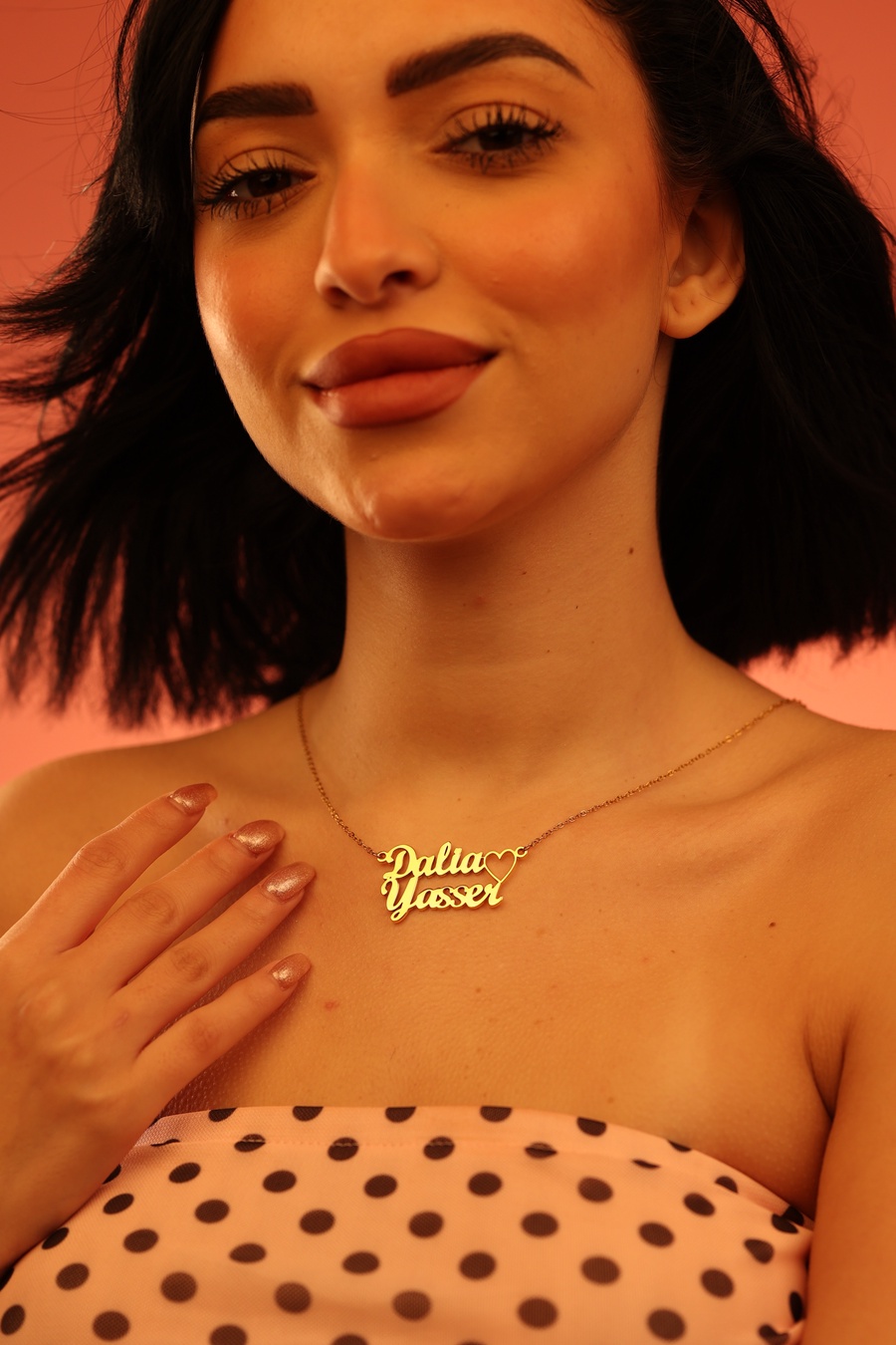 Double name necklace