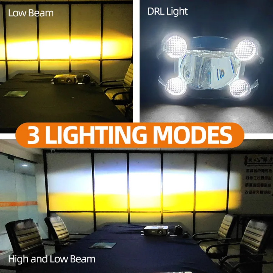 3 تنقلات للإضاءه القوية 