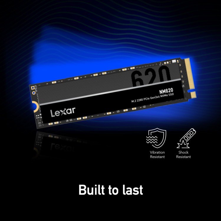 Lexar® NM620 M.2 2280 NVMe SSD 256GB product thumbnail 2