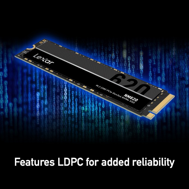 Lexar® NM620 M.2 2280 NVMe SSD 256GB product thumbnail 3