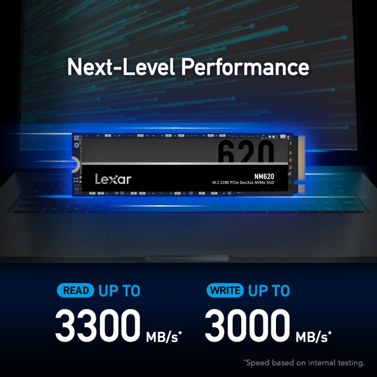 Lexar® NM620 M.2 2280 NVMe SSD 256GB product thumbnail 4