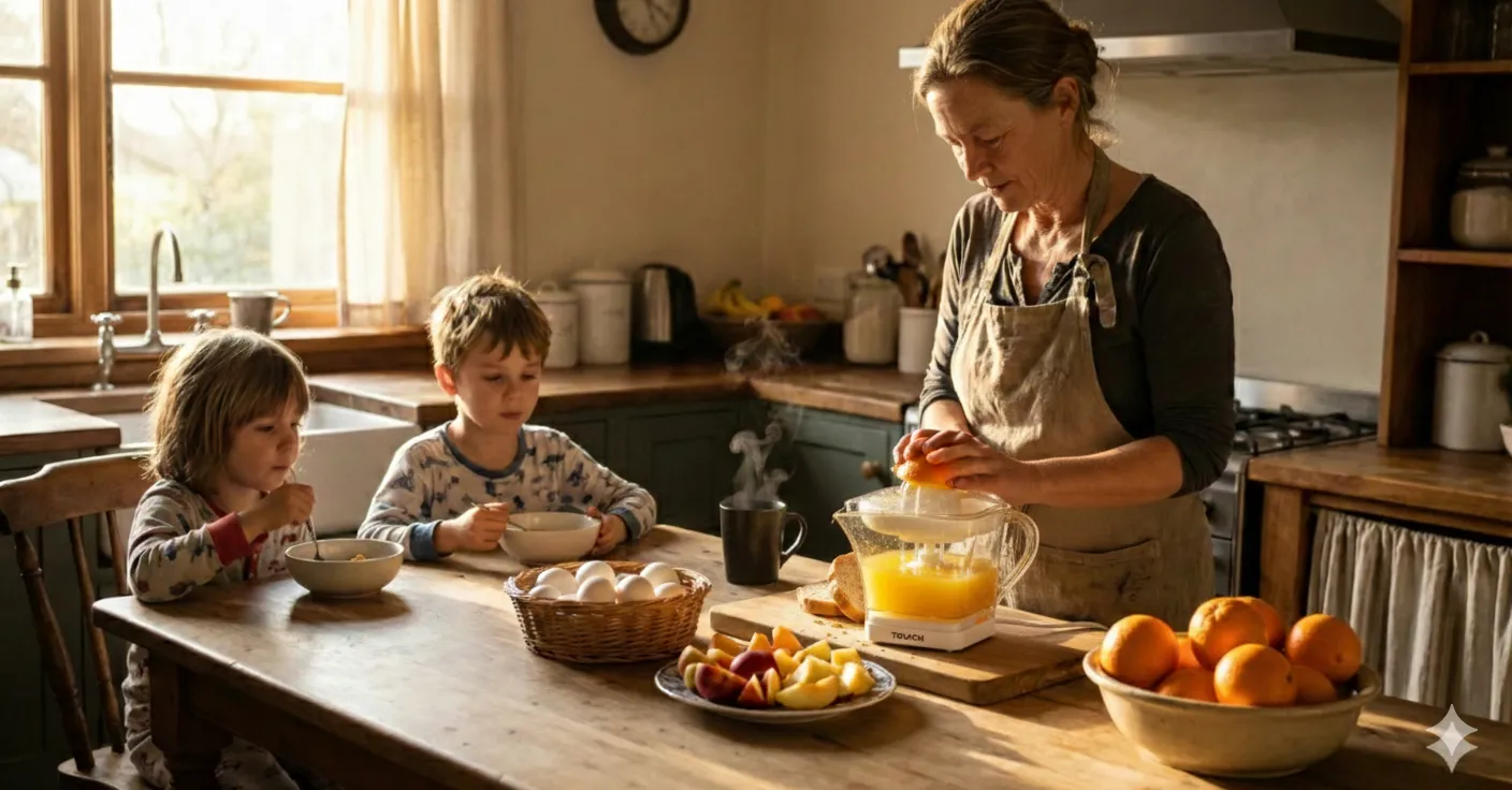 لكل أم بتجهز عصير لأولادها قبل المدرسة