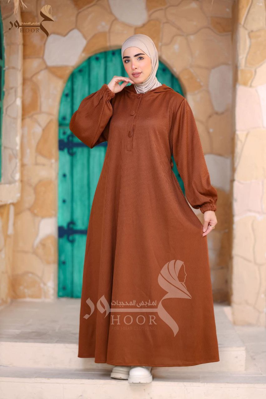 عباية ستر – خامة ريب شروق شتوية | مقاسات XL و 3XL حتى 120 كجم