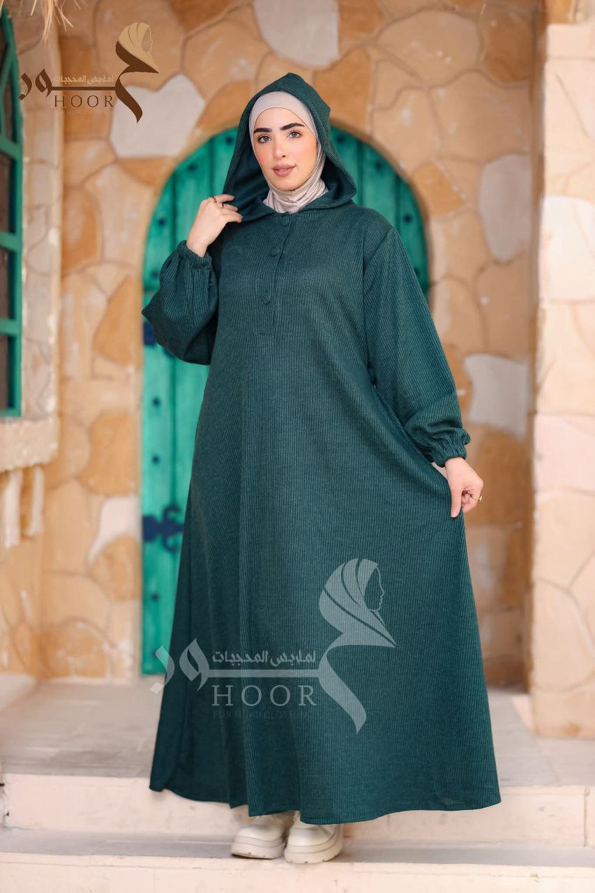 عباية ستر – خامة ريب شروق شتوية | مقاسات XL و 3XL حتى 120 كجم