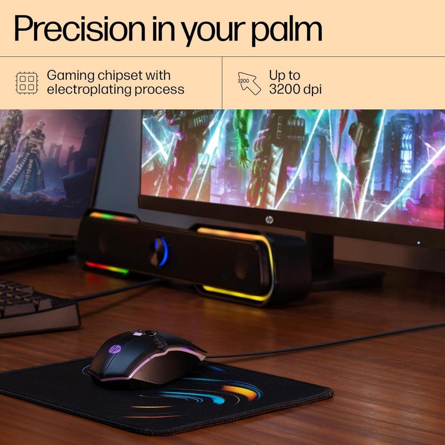 HP M270 Backlit USB Wired Gaming product thumbnail 5