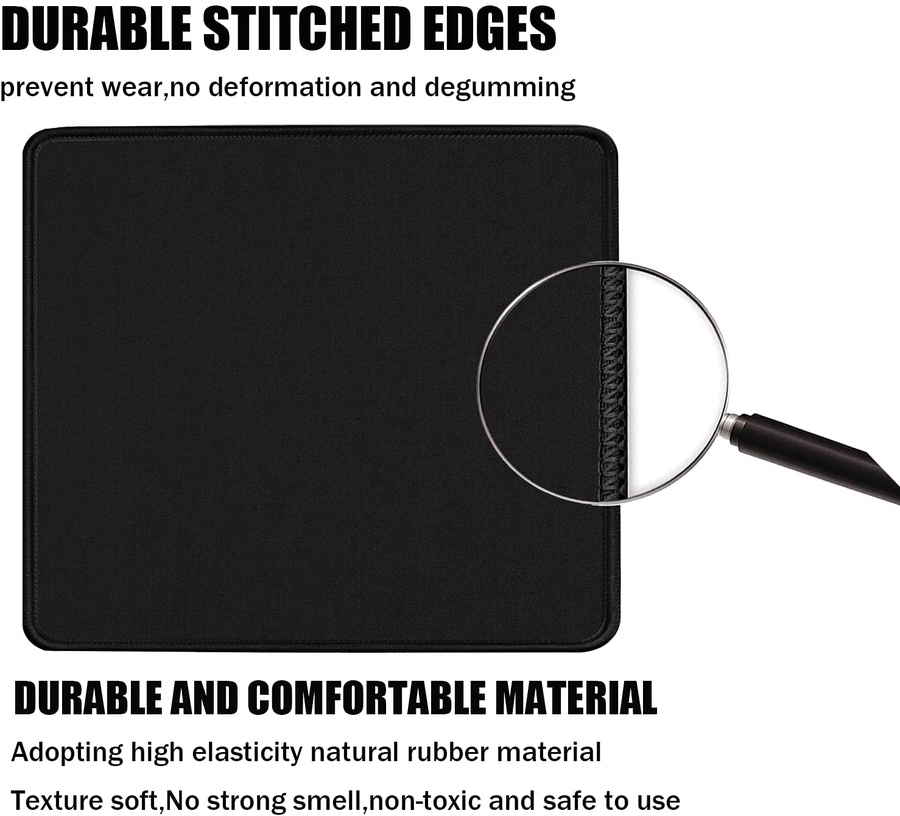 Computer Mouse Pad 25*30cm- Black product thumbnail 3