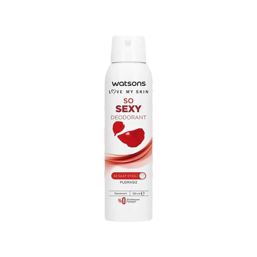 Watsons So Sexy Deodorant 24 Hour Effective Spray 150 ml