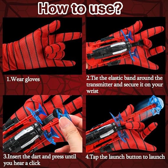 spiderman gloves