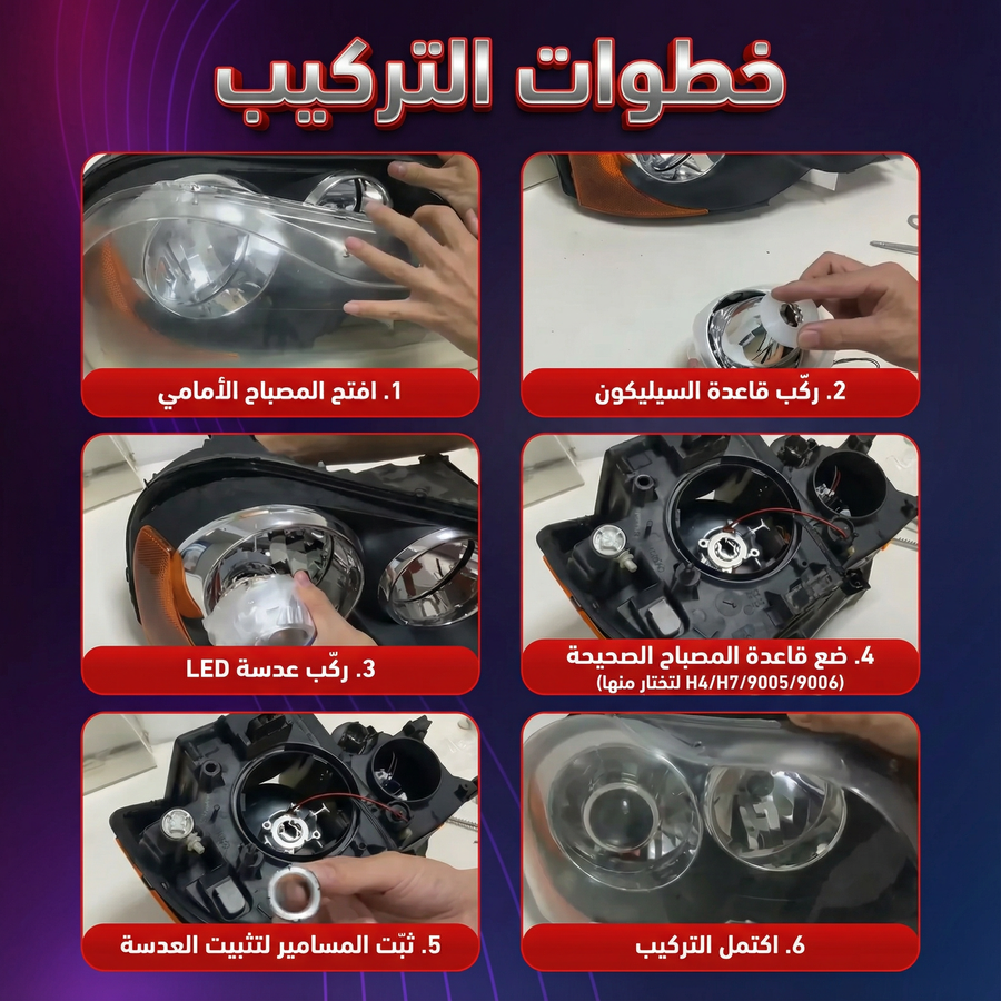 طريقة  التركيب