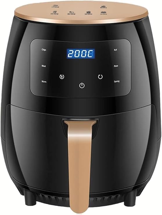 • قلاية هوائية 6 Silver Crest Liter Black  1400 Watt  + مفرمة لحم