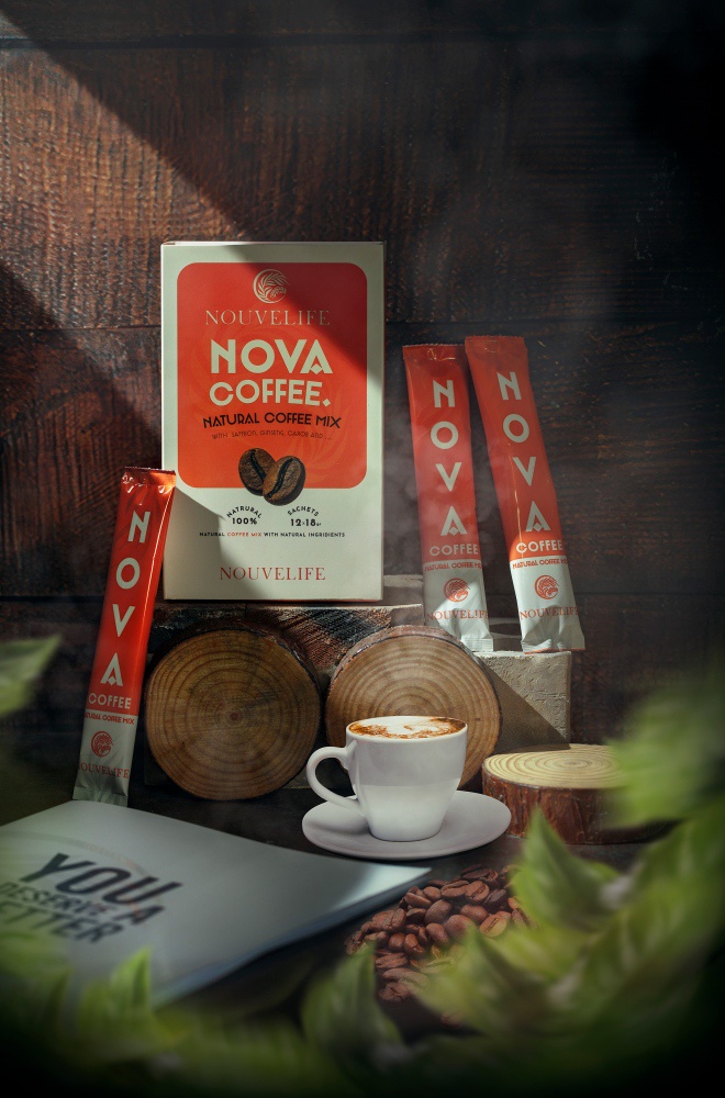 قهوة نوفا بالزعفران والجينسنغ | Nova Coffee
