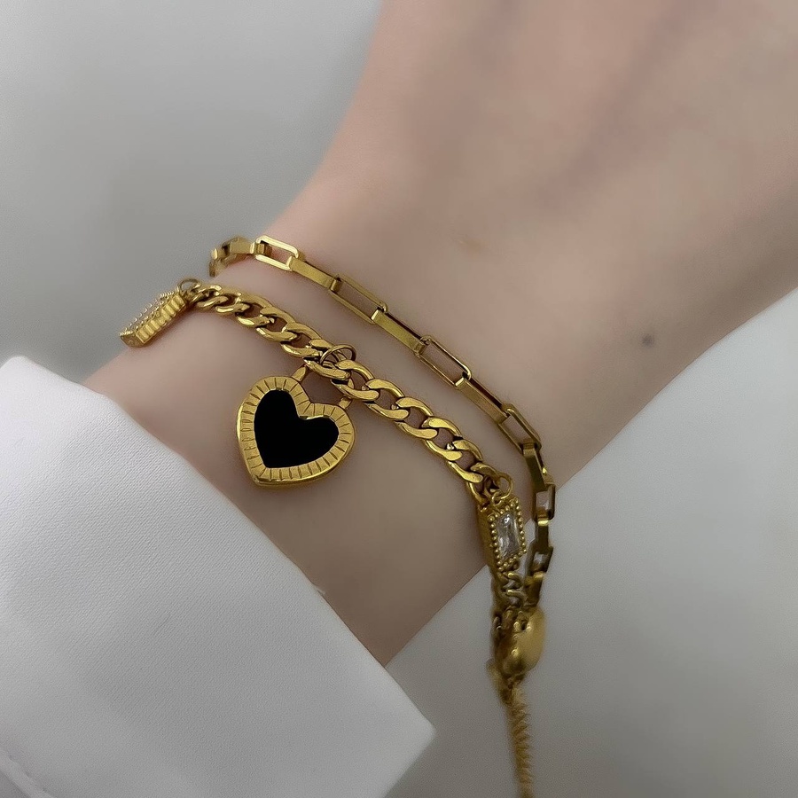 Stainless Steel Heart Bracelet