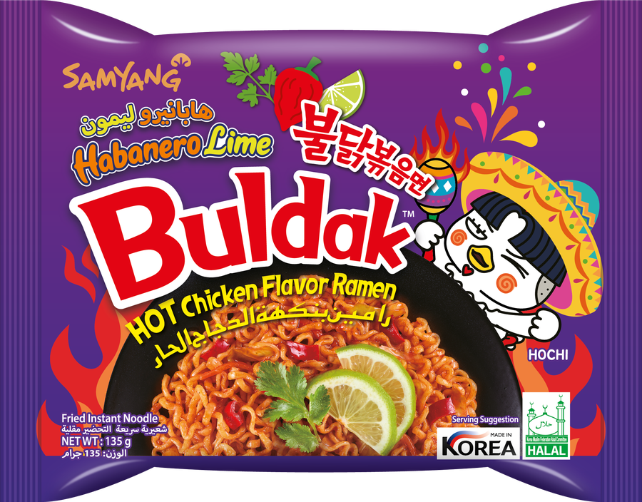 Samyang Buldak Ramen Habanero Lime 135g
