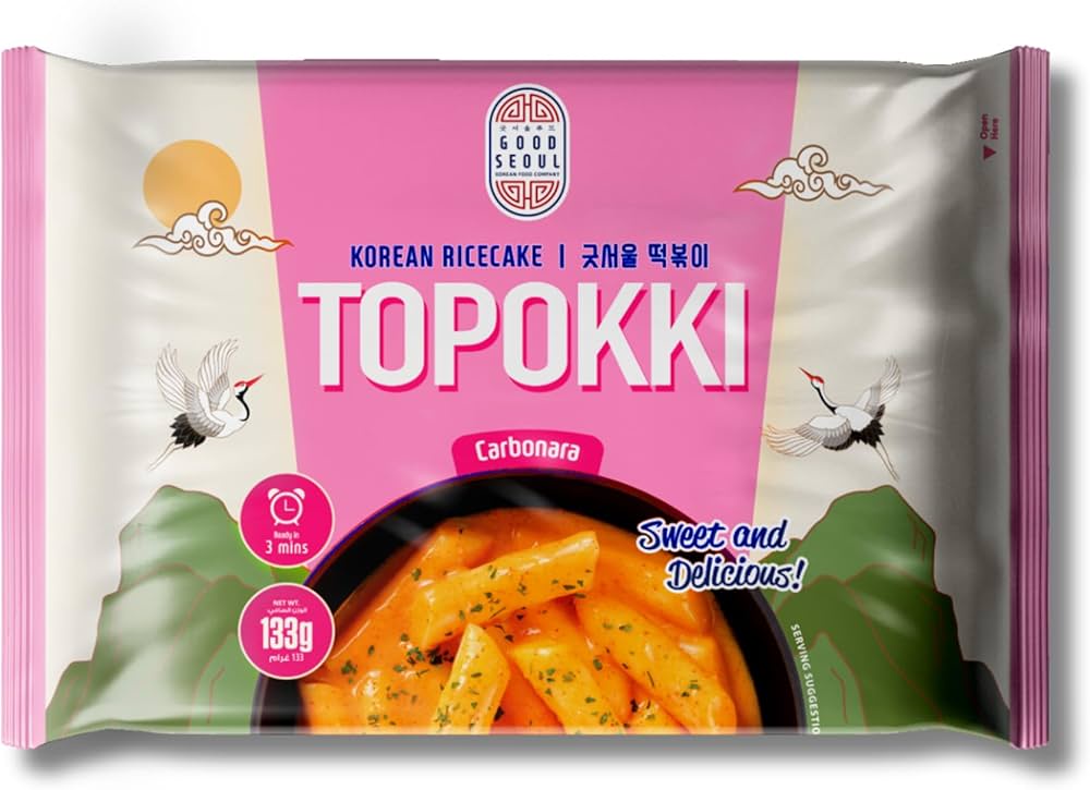 Topokki - Korean Rice Cake - Carbonara - 133g