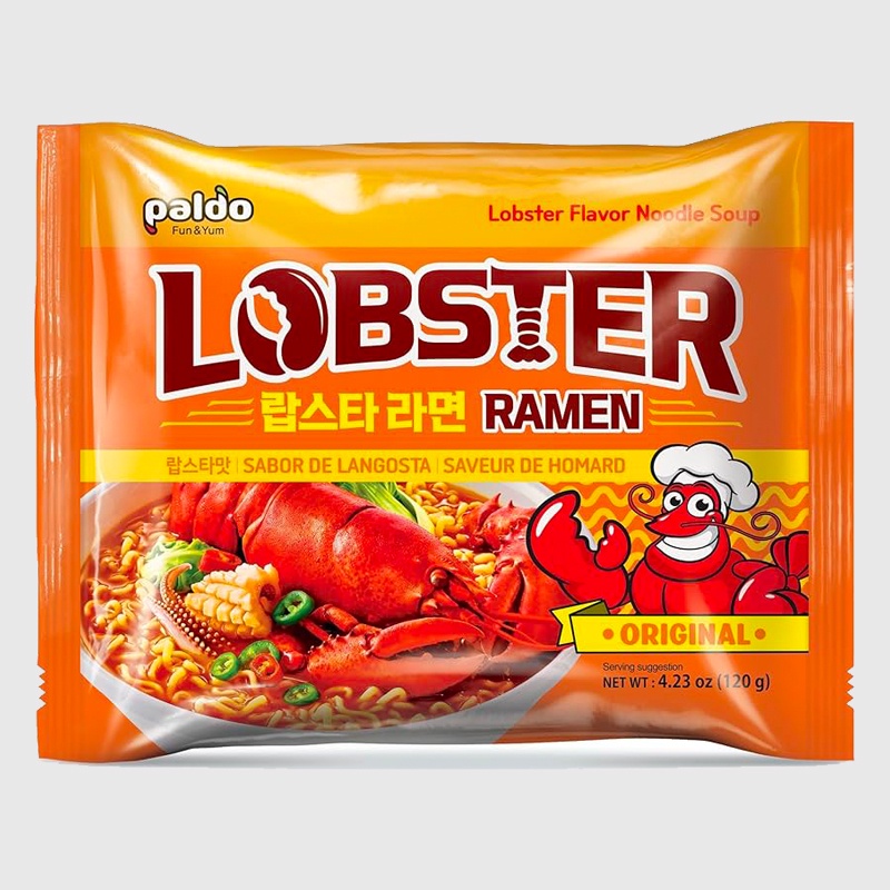 Paldo Lobster Ramen Korean Noodles - 120 gm