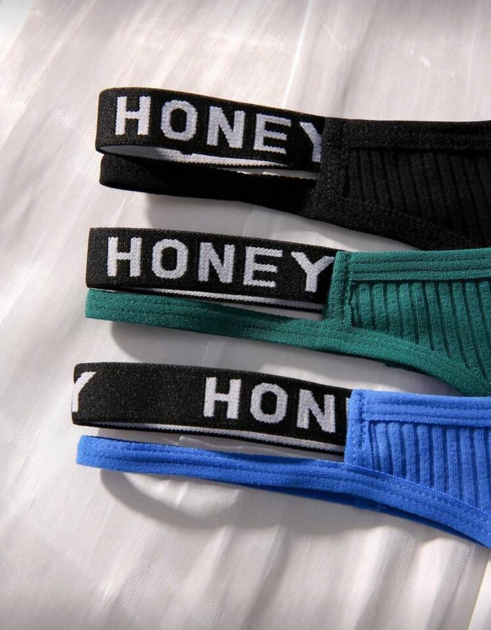 قطعة قطنية مضلعة بطابع رياضي | Sporty Ribbed Cotton Thong