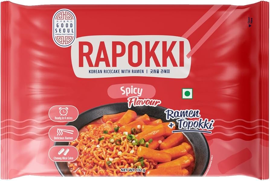 Rapokki - Korean Rice Cake With Ramen - Original - 132g