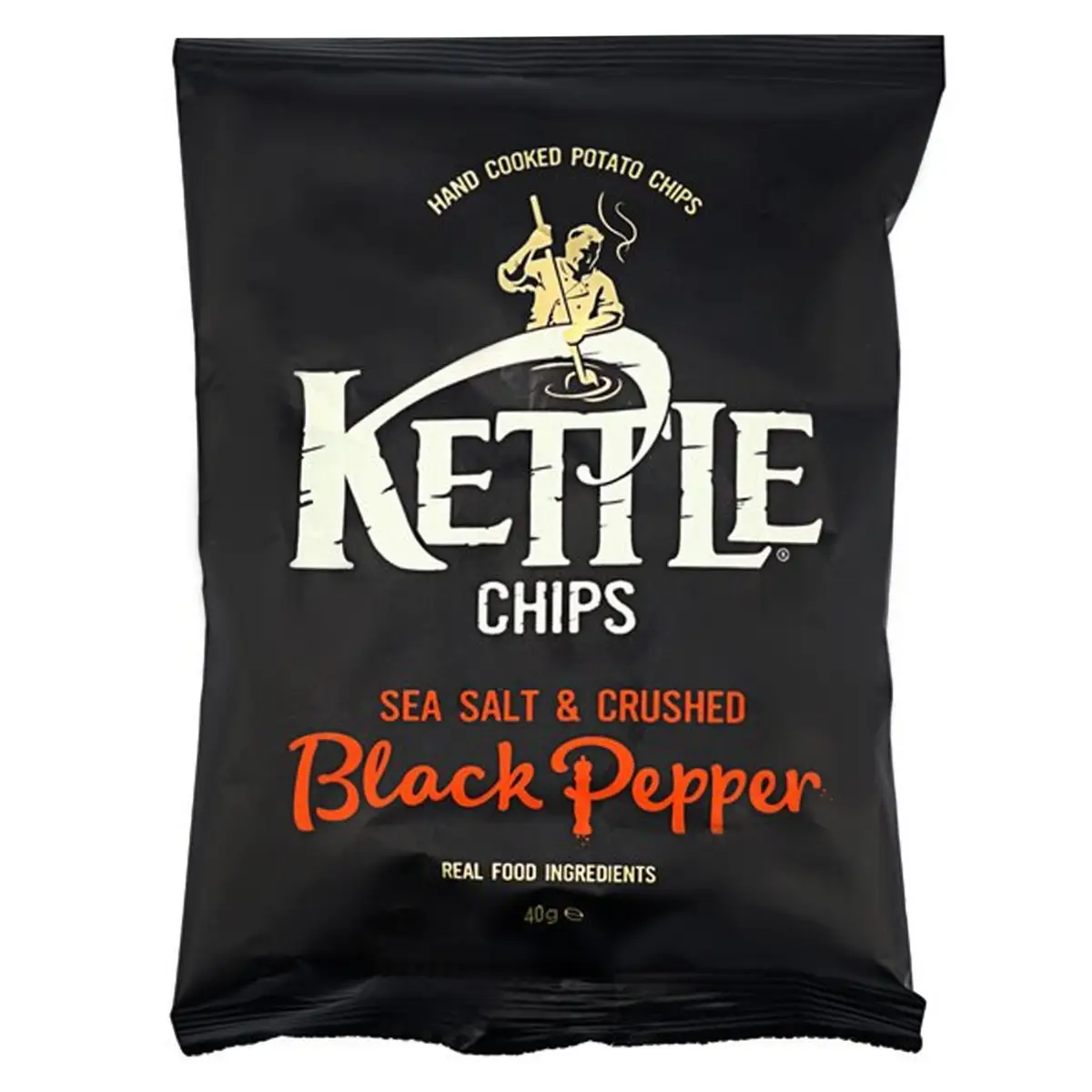 Kettle SEA SALT & CRUSHED BLACK PEPPER 130g