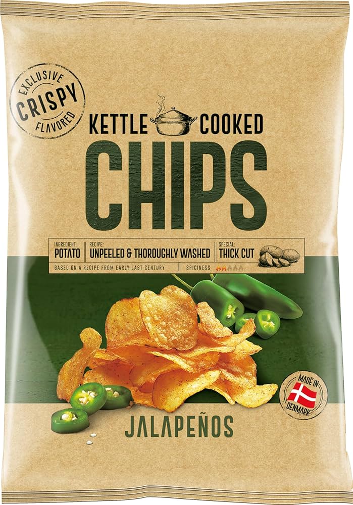 Kettle Cooked Crispy Jalapenos 150g