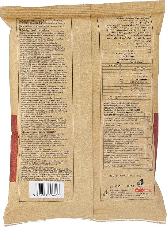 Kettle Sweet BBQ Chips 150g
