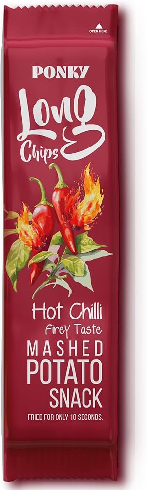 Long Chips Hot Chilli - 75 gm
