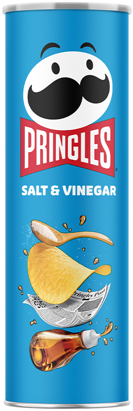 Pringles Salt & Vinegar Potato Chips 165g