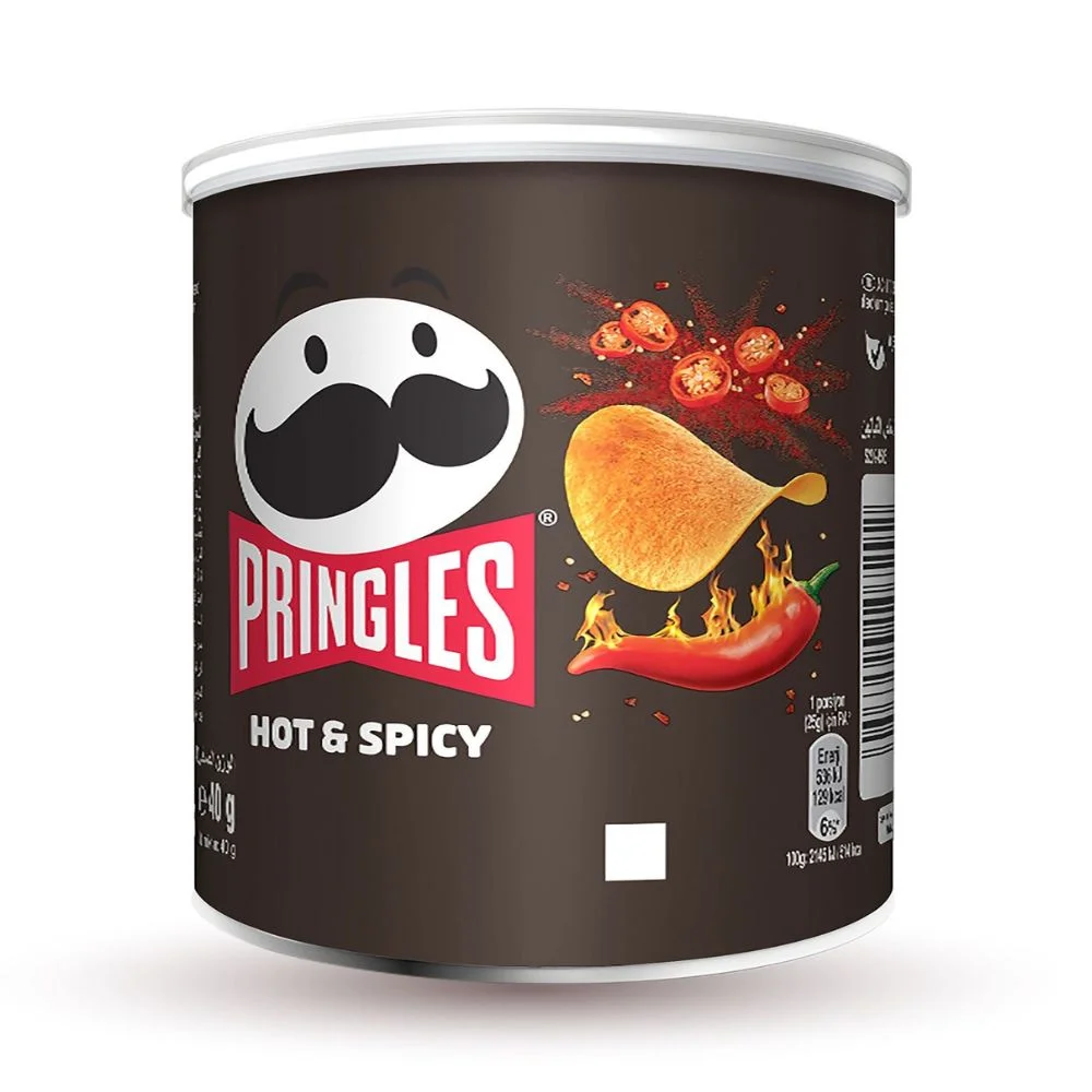 Pringles Hot & Spicy Potato Chips 40g
