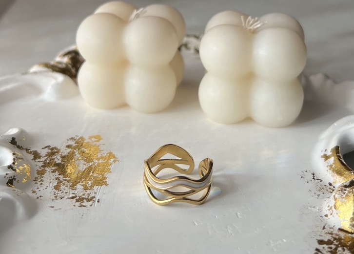 Three-layer Ring