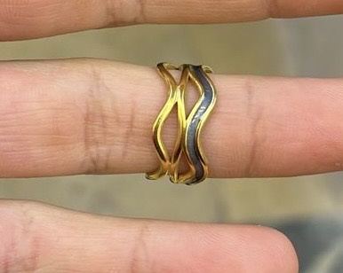 Three-layer Ring