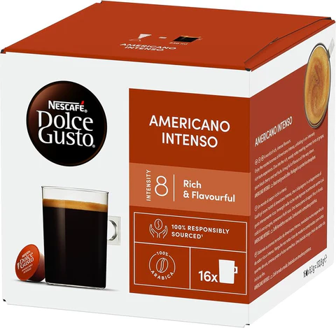 Nescafé Dolce Gusto Americano Intenso Strength 8 - 16 Capsules