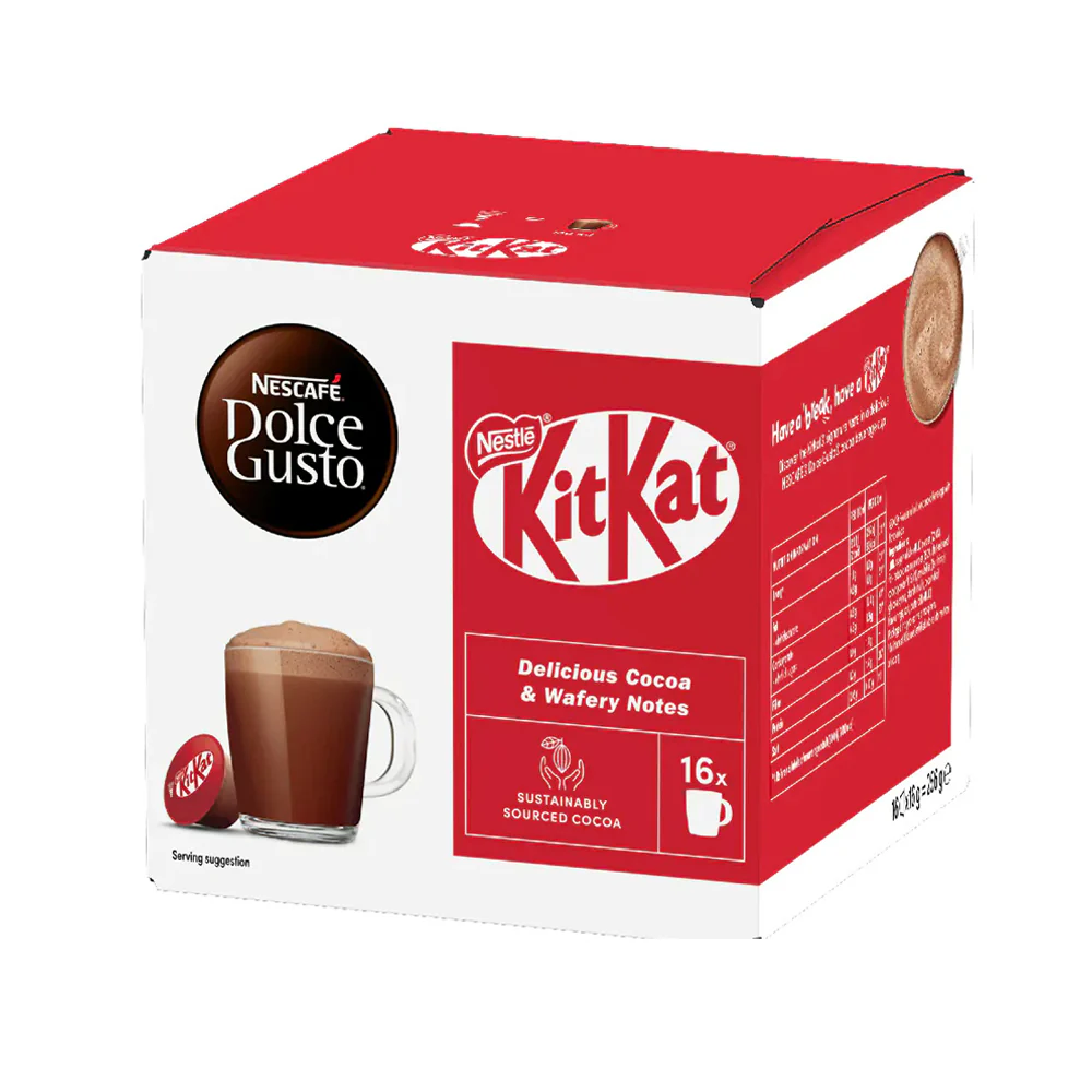 NESCAFÉ DOLCE GUSTO KitKat Hot Chocolate - 16 Capsules