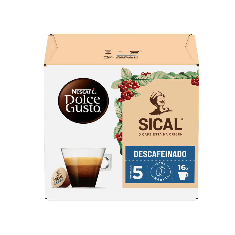 Nescafé Sical Descafeinado 16 Capsules