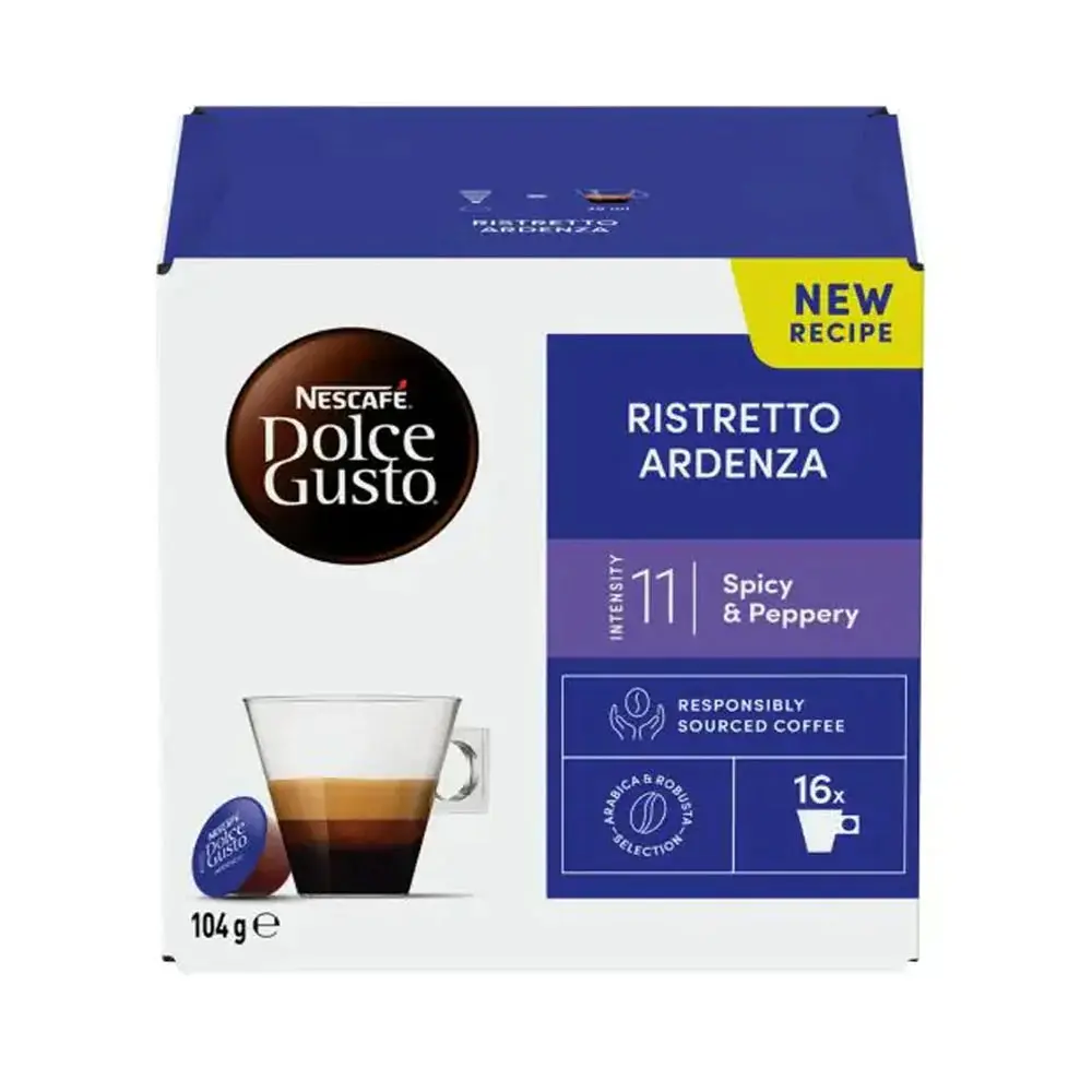 Nescafe Dolce Gusto Ristretto Ardenza Coffee Capsules - 16 Capsules