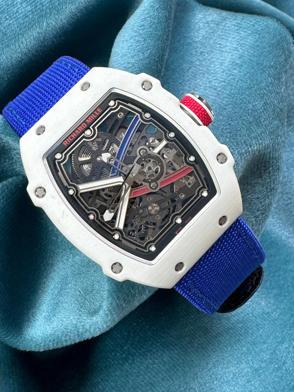 RM67-02 ultra slim white case swiss Super Master