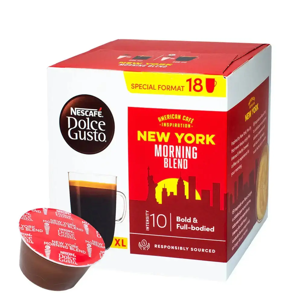 Nescafe Dolce Gusto New York Morning Blend - 18 Capsules
