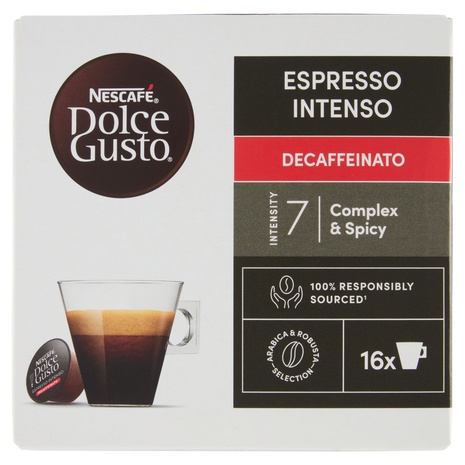 Nescafe Dolce Gusto Espresso Intenso Decaffeinato - 16 Capsules