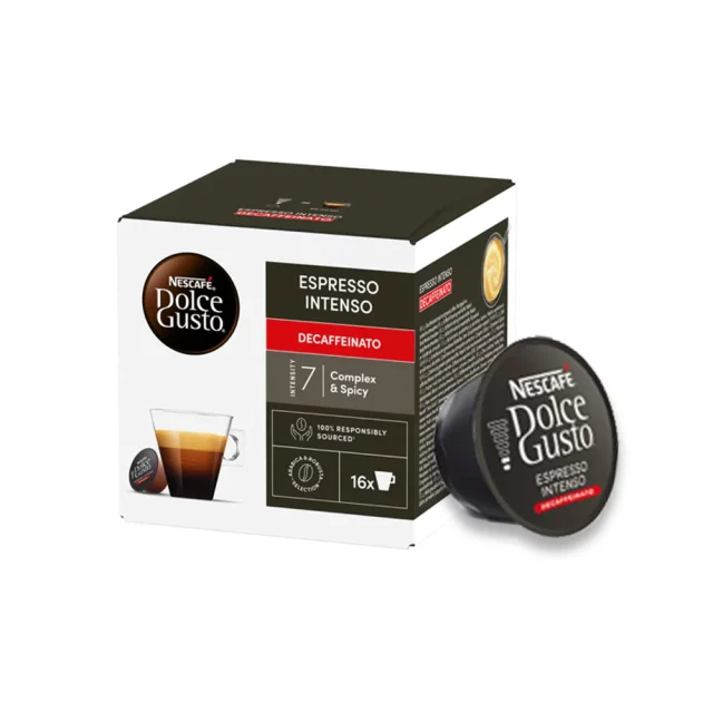 Nescafe Dolce Gusto Espresso Intenso Decaffeinato - 16 Capsules