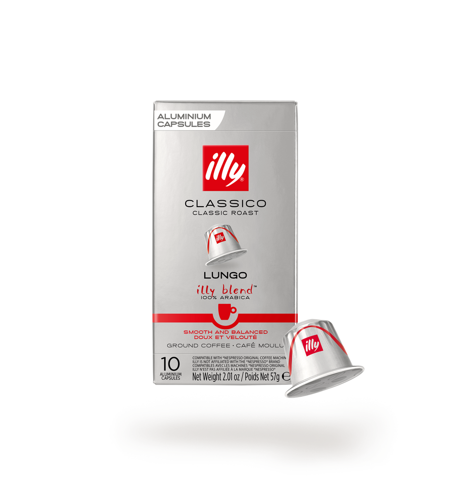 Illy Classico Lungo Compatible by Nespresso - 10 Capsules