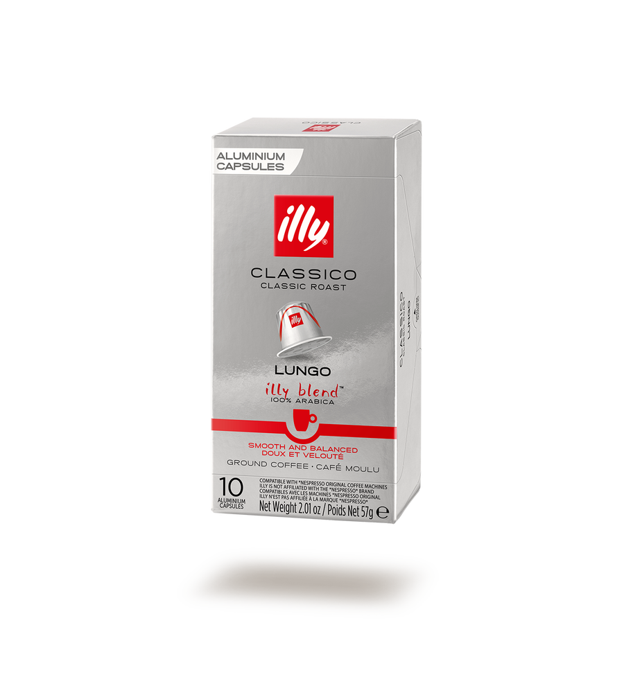 Illy Classico Lungo Compatible by Nespresso - 10 Capsules