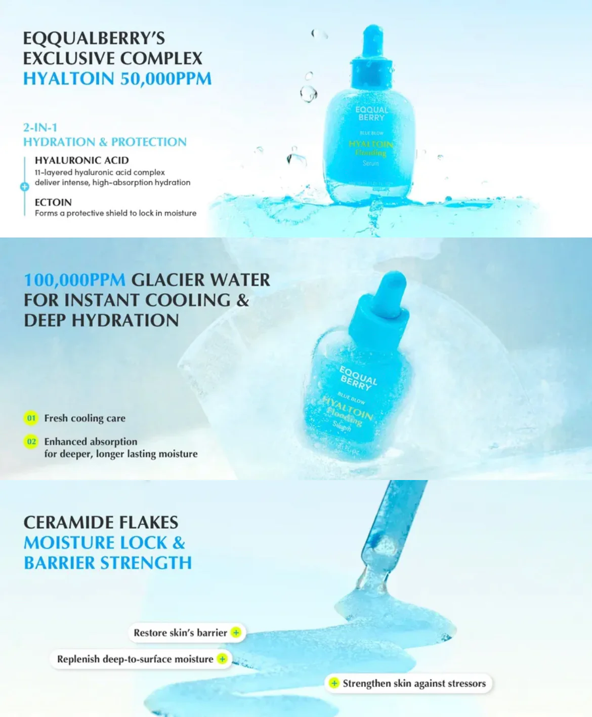 EQQUALBERRY - Hyaltoin Flooding Serum