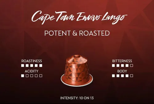 Nespresso Cape Town Lungo - 10 Capsules