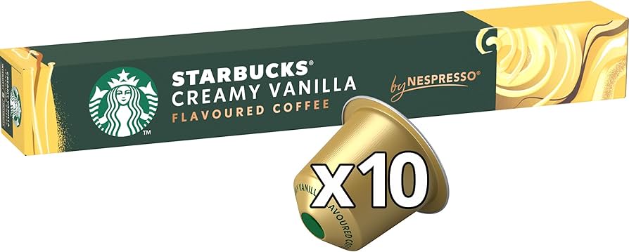 Starbucks Creamy Vanilla Flavoured Coffee - 10 Capsules