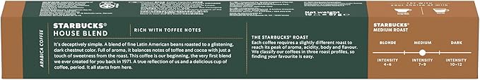 Starbucks House Blend Lungo - 10 Capsules