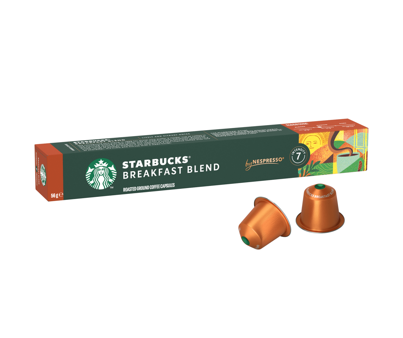 Starbucks Breakfast Blend by Nespresso - 10 Capsules
