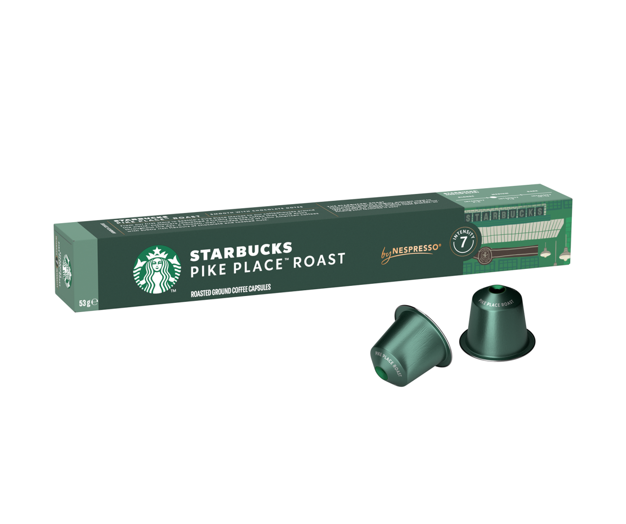 Starbucks Pike Place Roast By Nespresso - 10 Capsules