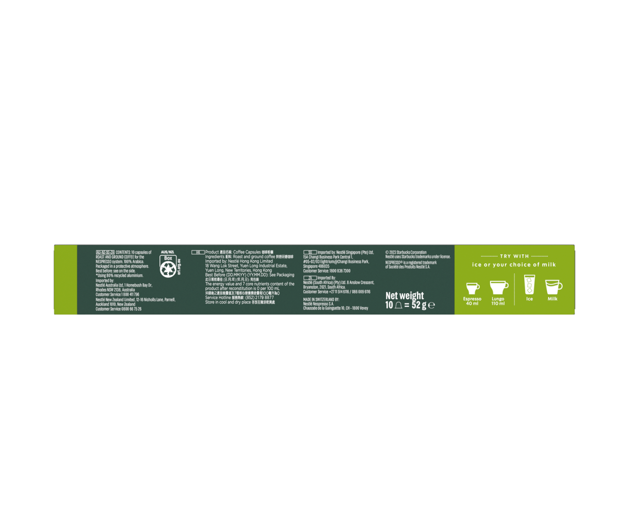 Starbucks Single Origin Guatemala By Nespresso - 10 Capsules