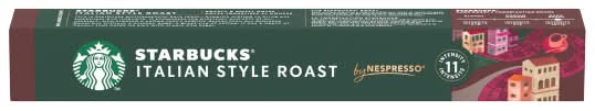Starbucks Italian Style Roast by Nespresso - 10 Capsules